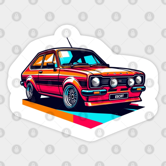 Ford Escort Sticker by Vehicles-Art